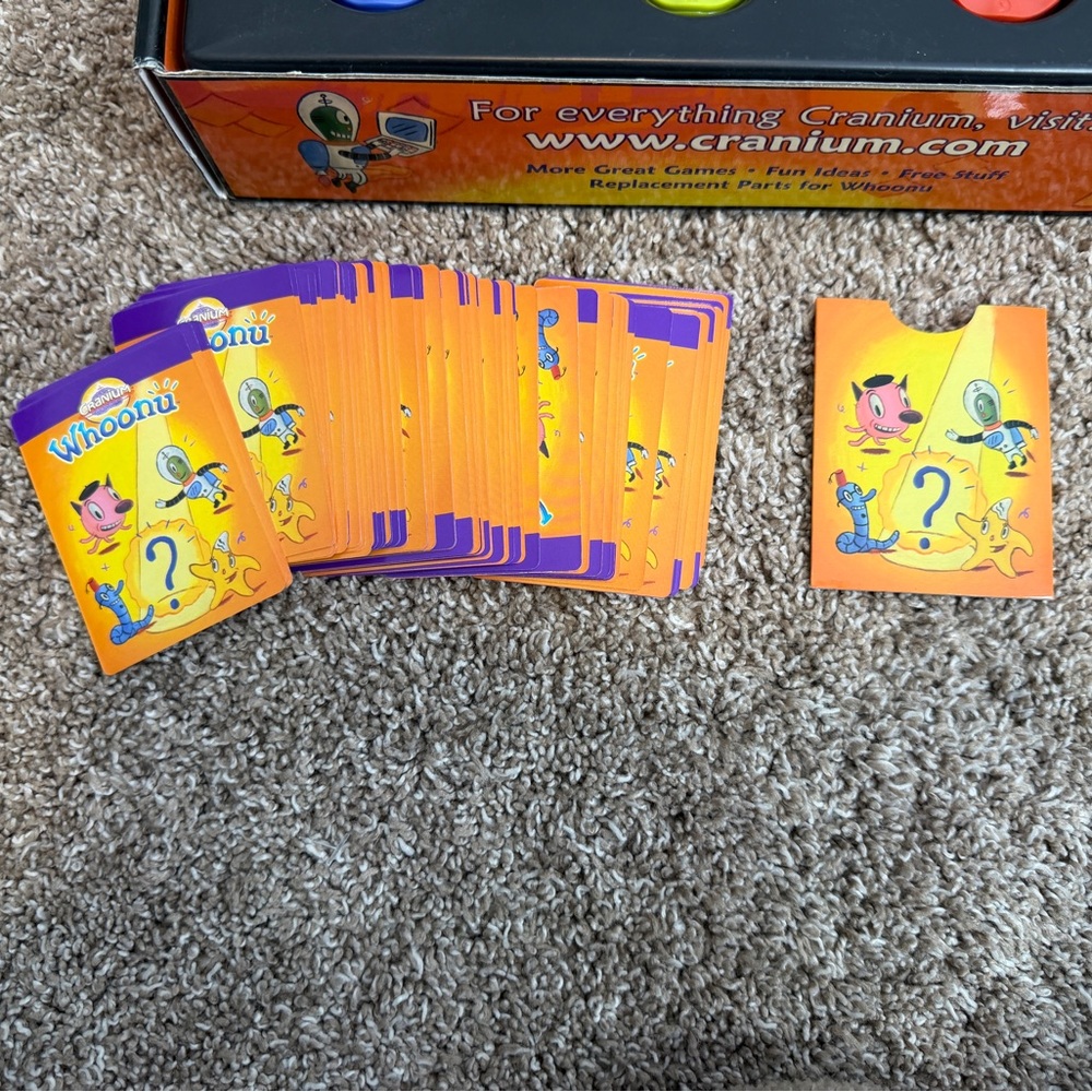 Cranium 2005 Whoonu Family Game What’s Your Favorite Thing COMPLETE Discontinued - Picture 4 of 12